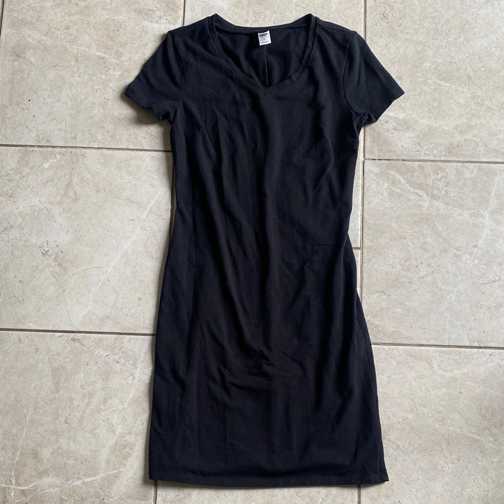 Old Navy Black Tee Dress XS